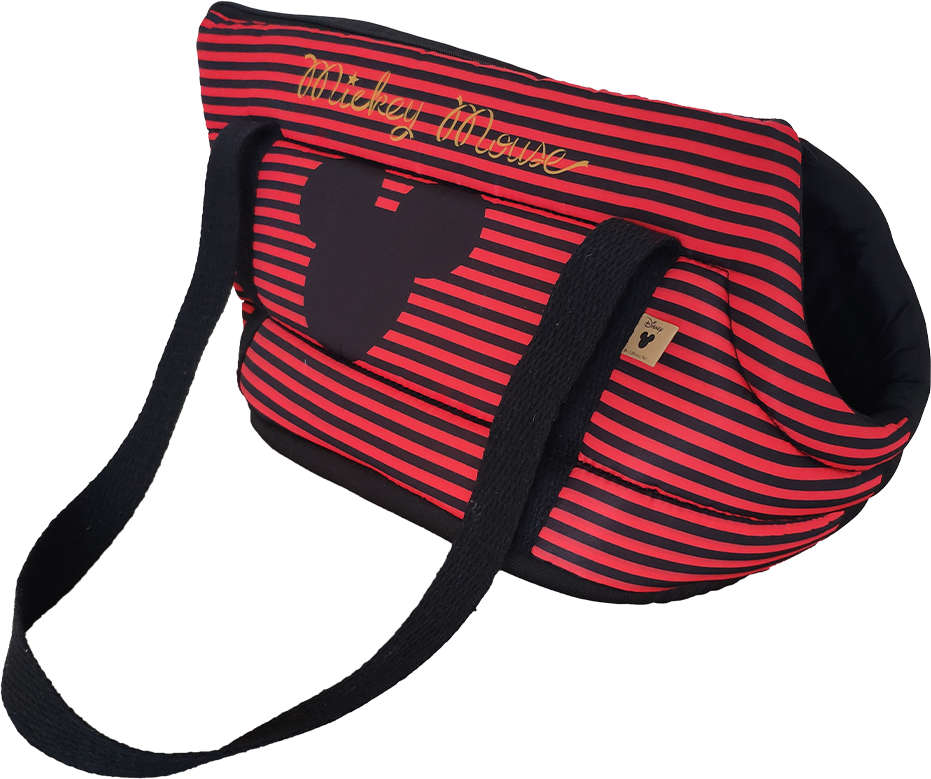 Bolsa Mickey Listra Preta - Tam. M