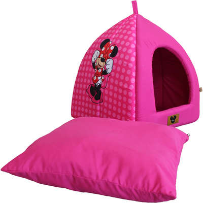 Cabana Minnie Póa Rosa para Cães e Gatos