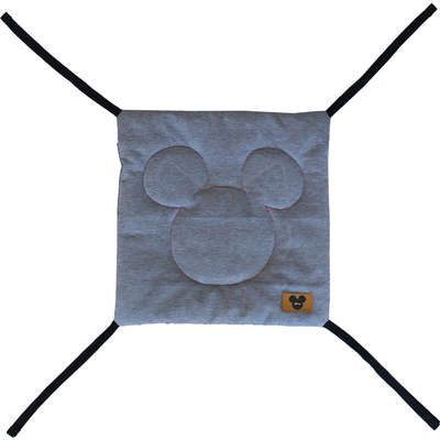 Rede Mickey Vermelho com Preto para Gatos