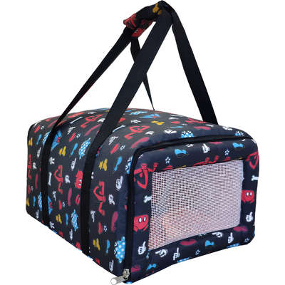 Bolsa de Transporte Vermelha para Cães e Gatos