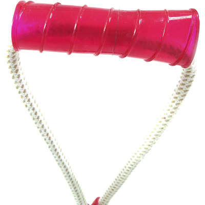 Brinquedo Mordedor Puxador Ventosa Rosa para Cães