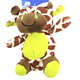 Brinquedo Pelúcia Girafa para Cães