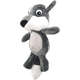 Brinquedo Pelúcia Raposa Cinza para Cães