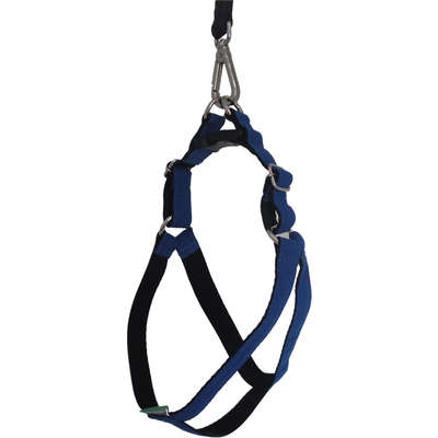 Peitoral Americano Fecho Nylon Azul para Cães