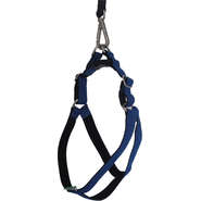 Peitoral Americano Fecho Nylon Azul para Cães - Tam. M