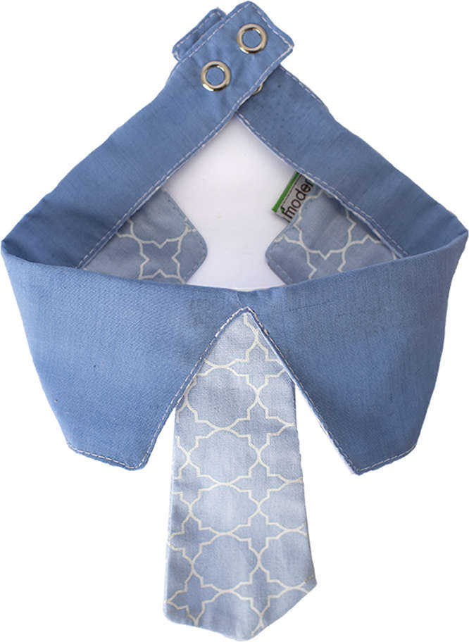Gravata Azul Bebê para Cães - Tam. Único