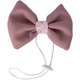 Gravata Borboleta Rosa Bebê para Cães