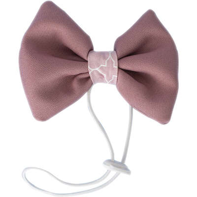 Gravata Borboleta Rosa Bebê para Cães