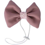 Gravata Borboleta Rosa Bebê para Cães - Tam. Único