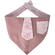 Bandana com Bolso Rosa Bebê para Cães - Tam. Único