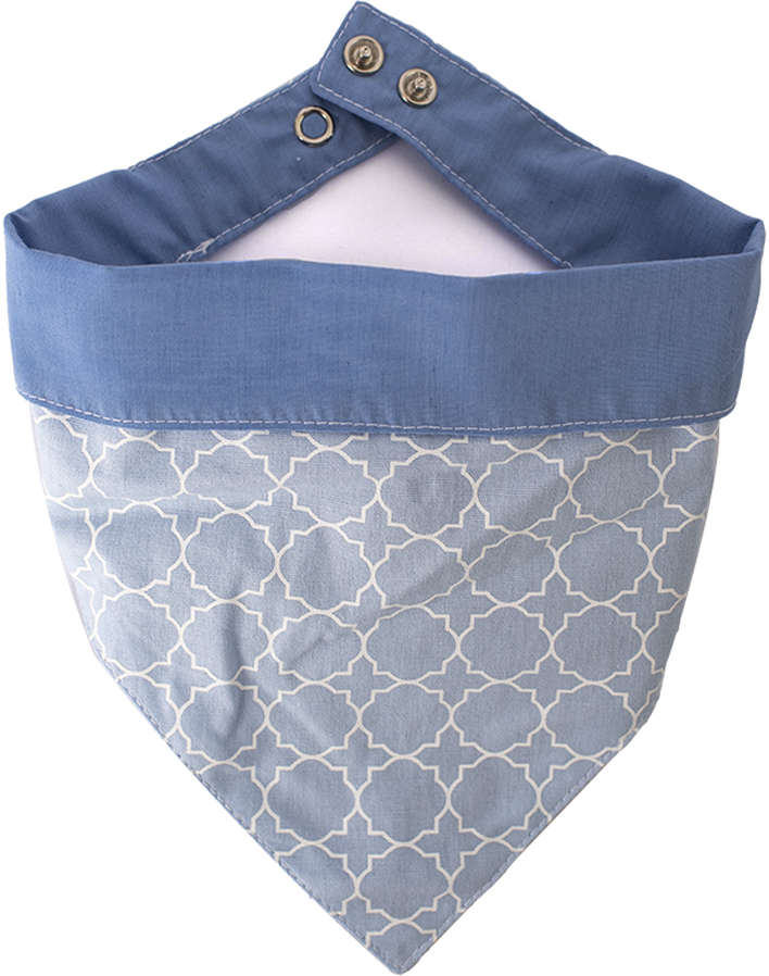 Bandana Azul Bebê para Cães - Tam. Único