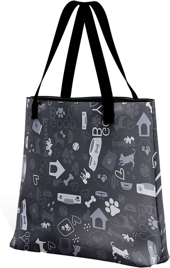 Bolsa Pet Textura Cinza - Tam. Único