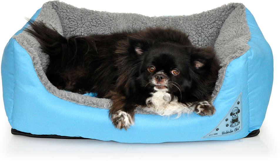 Cama Dupla Face Azul - Tam. P