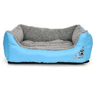 Cama Dupla Face Azul - Tam. P