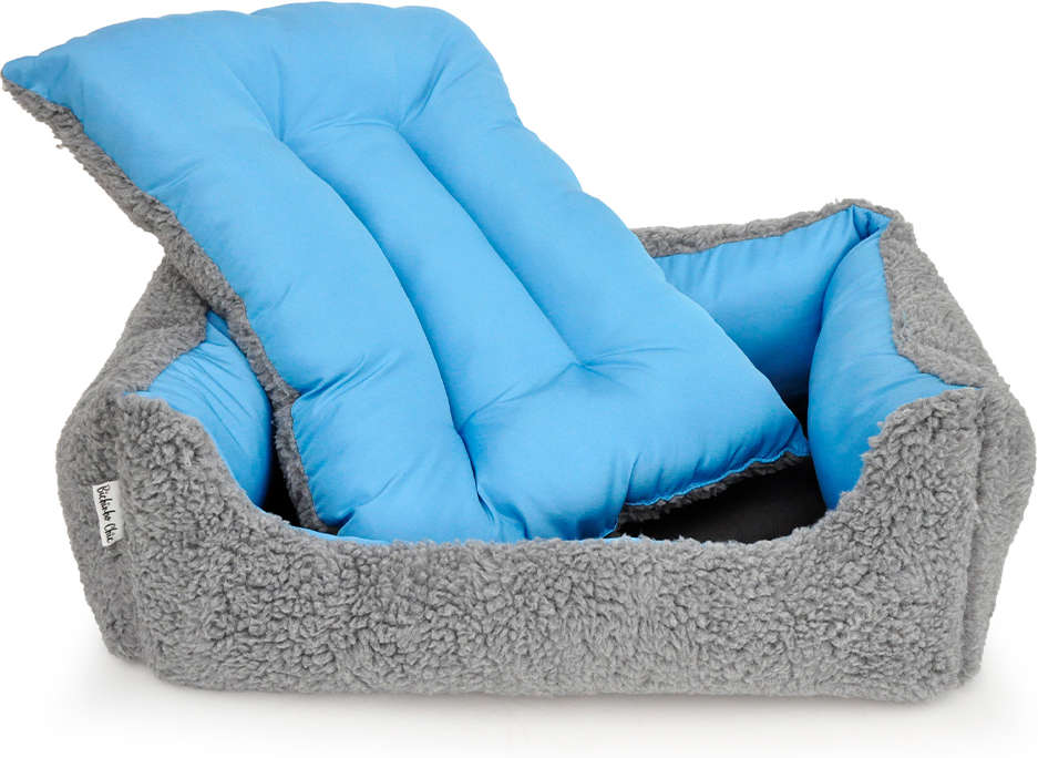 Cama Dupla Face Azul - Tam. P