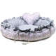 Cama Love Cinza com Rosa
