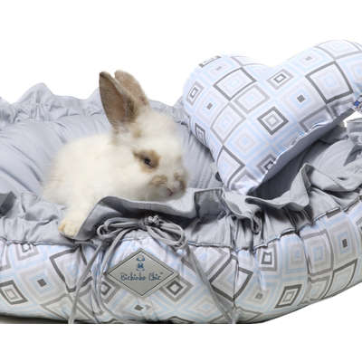 Cama Love Cinza com Azul