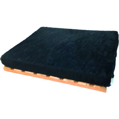 Cama Deck Madeira com Almofada Compacta Pelúcia Preto