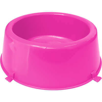 Comedouro Furacão Pet Classic Plástico Rosa