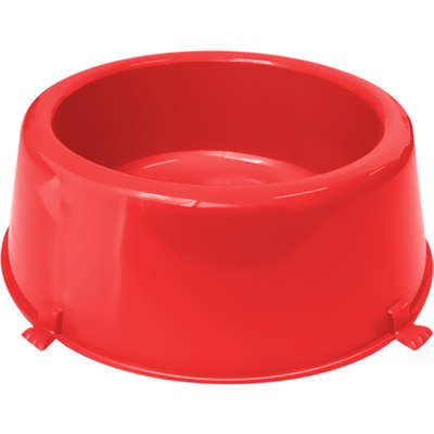 Comedouro Furacão Pet Classic Plástico Vermelho