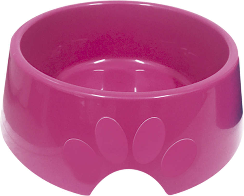 Comedouro Furacão Pet Pop Plástico Rosa - 1,9 Litros