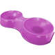 Comedouro Duplo Furacão Pet Pop Rosa para Gatos