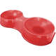 Comedouro Duplo Furacão Pet Pop Vermelho para Gatos