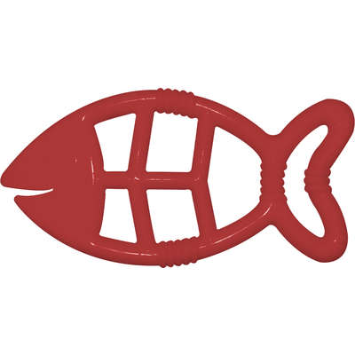 Brinquedo Peixe de Borracha Furacão Pet Vermelho