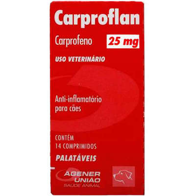 Anti-inflamatório Agener União Carproflan 25 mg