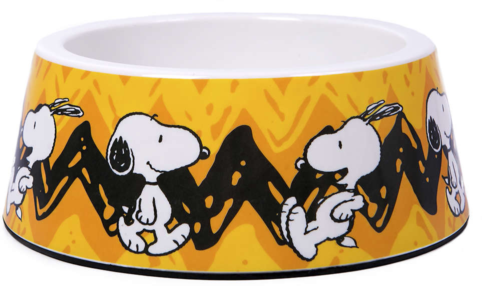 Comedouro Melamina Charle Amarelo - Tam. GG