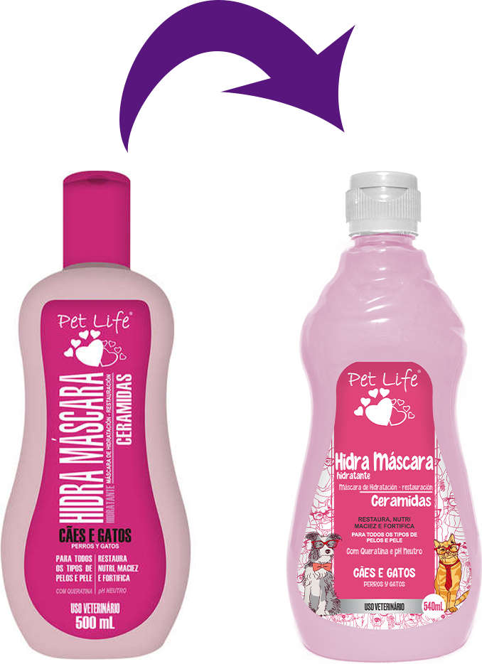 Máscara de Hidratação Pet Life - 540 mL