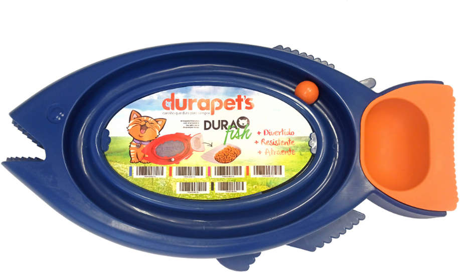Brinquedo Durafish Azul para Gatos - Tam. Único