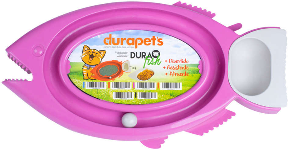 Brinquedo Durafish Rosa para Gatos - Tam. Único