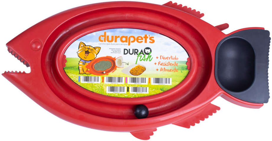 Brinquedo Durafish Vermelho para Gatos - Tam. Único