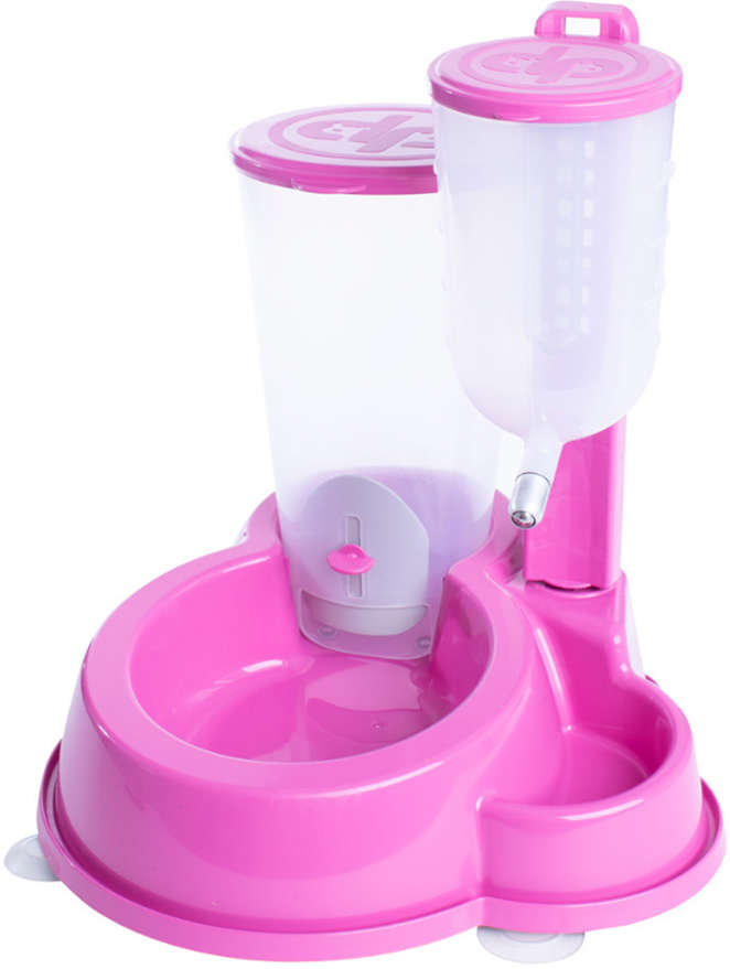 Bebedouro Automático Durafeeder Deluxe Rosa - Tam. Único