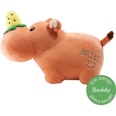 Brinquedo de Pelúcia Buddy Hipopótamo Kiko
