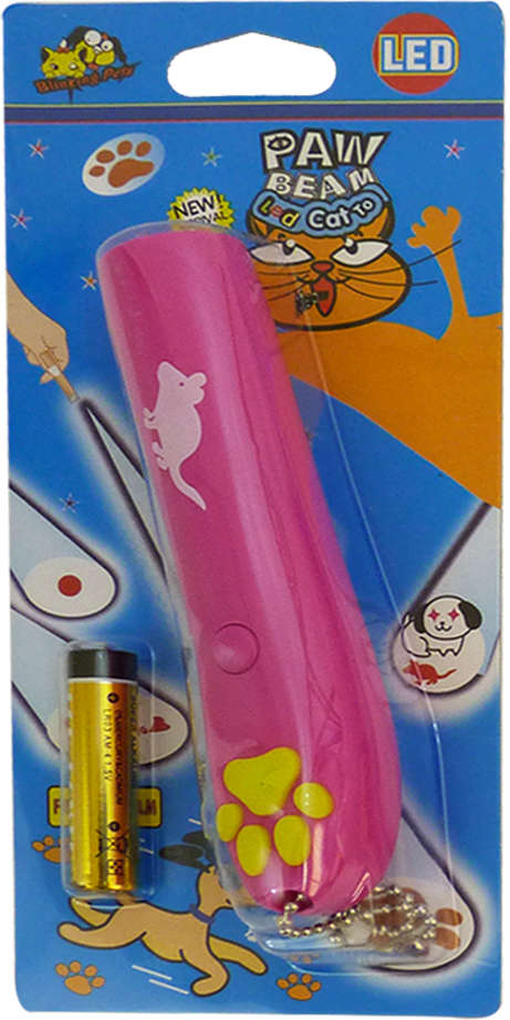 Brinquedo Laser Emissor Rosa para Gatos - Tam. Único