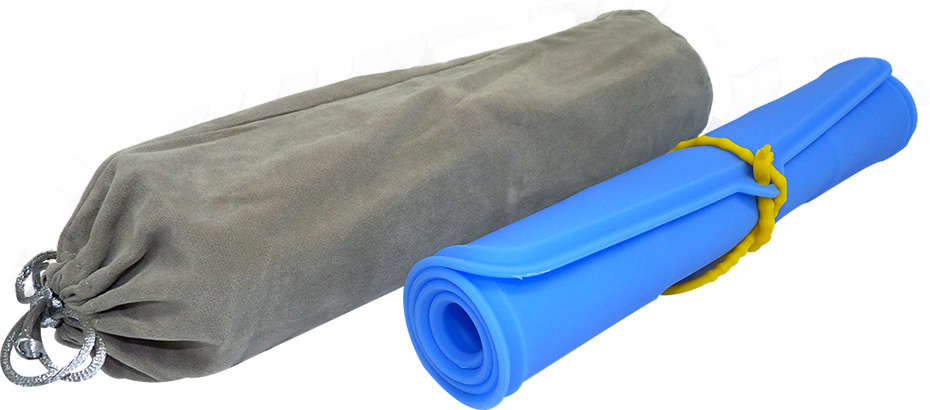 Comedouro e Bebedouro Silicone Quadrado Azul - Tam. Único