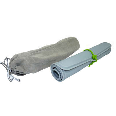 Comedouro e Bebedouro Silicone Quadrado Cinza