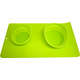 Comedouro e Bebedouro Silicone Redondo Verde