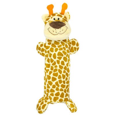 Brinquedo de Pelúcia Girafa com Garrafa Pet