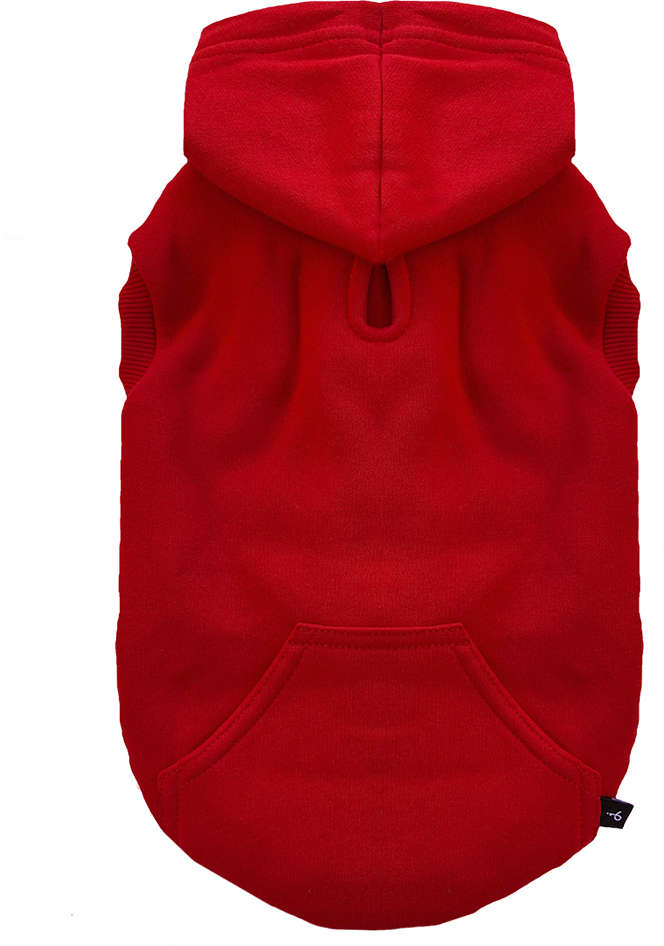 Casacao Moletom Vermelho para Cães e Gatos - Tam. 09