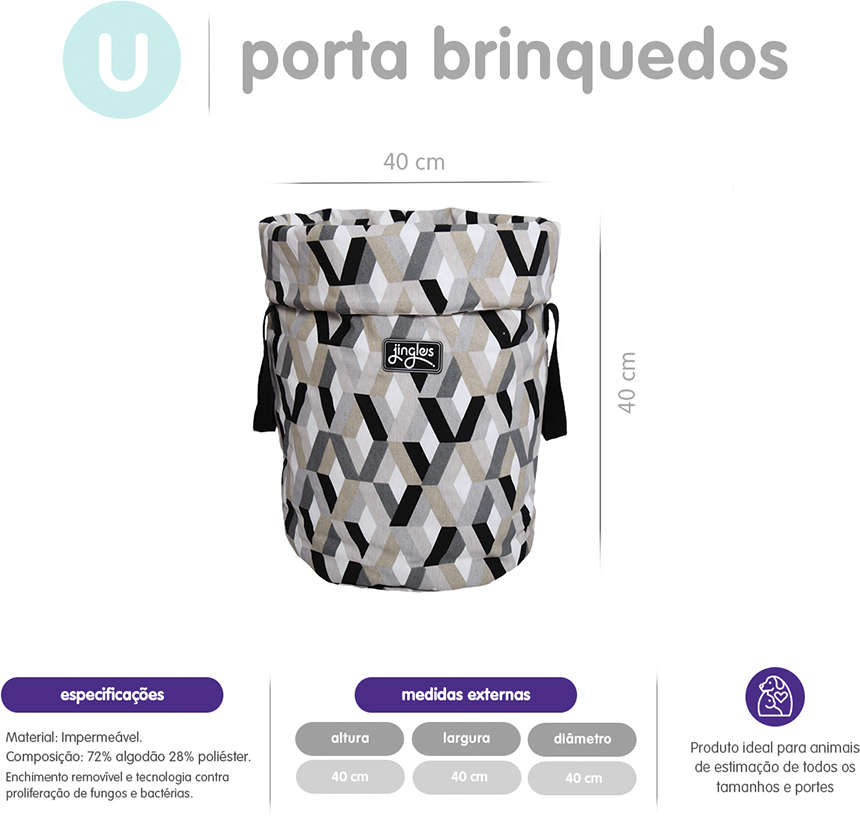 Porta Brinquedos Life Ember - Tam. Único