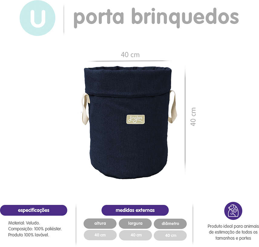 Porta Brinquedo Home Decor Marine - Tam. Único