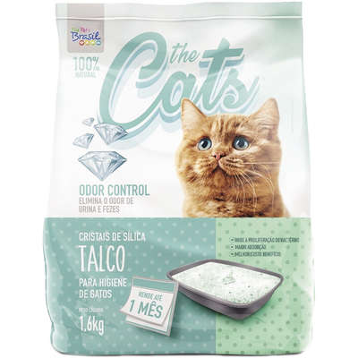 Areia Sanitária de Sílica The Pets Brasil Talco
