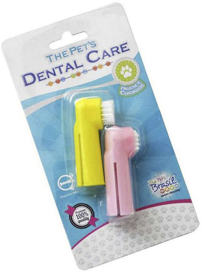 Escovas Dentais Dedeira The Pets Brasil - 2 Unidades
