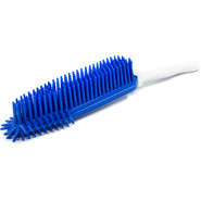 Escova de Plástico The Pets Brasil Anti Pelos Dupla Função Azul - Tam. Único