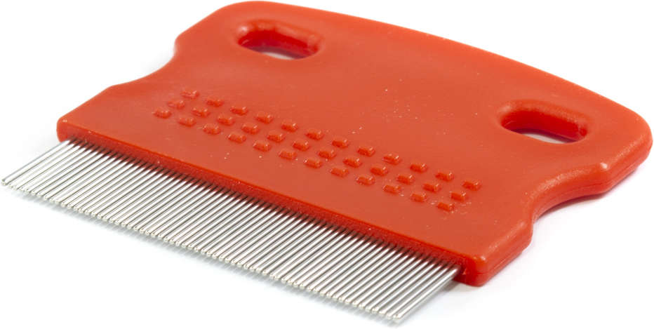 Pente em Aço Anti-Pulgas The Pets Brasil com Cabo de Plástico Cores Sortidas - Tam. Único