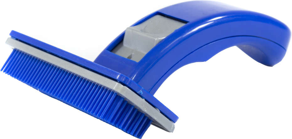 Rasqueadeira Auto Limpante The Pets Brasil Azul - Tam. Único