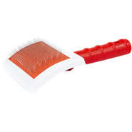 Rasqueadeira The Pets Brasil de Plástico Vermelho - Tam. GG